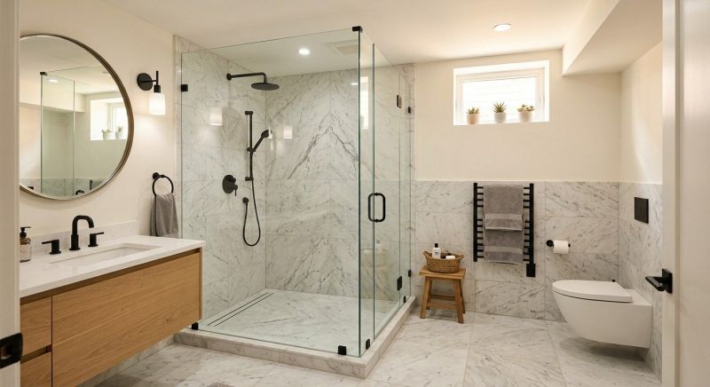 Basement Bathroom Remodeling in Pierce County, WA