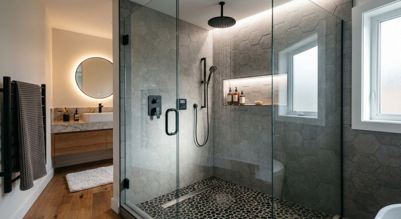 Granite Shower Installation in Pierce County, WA